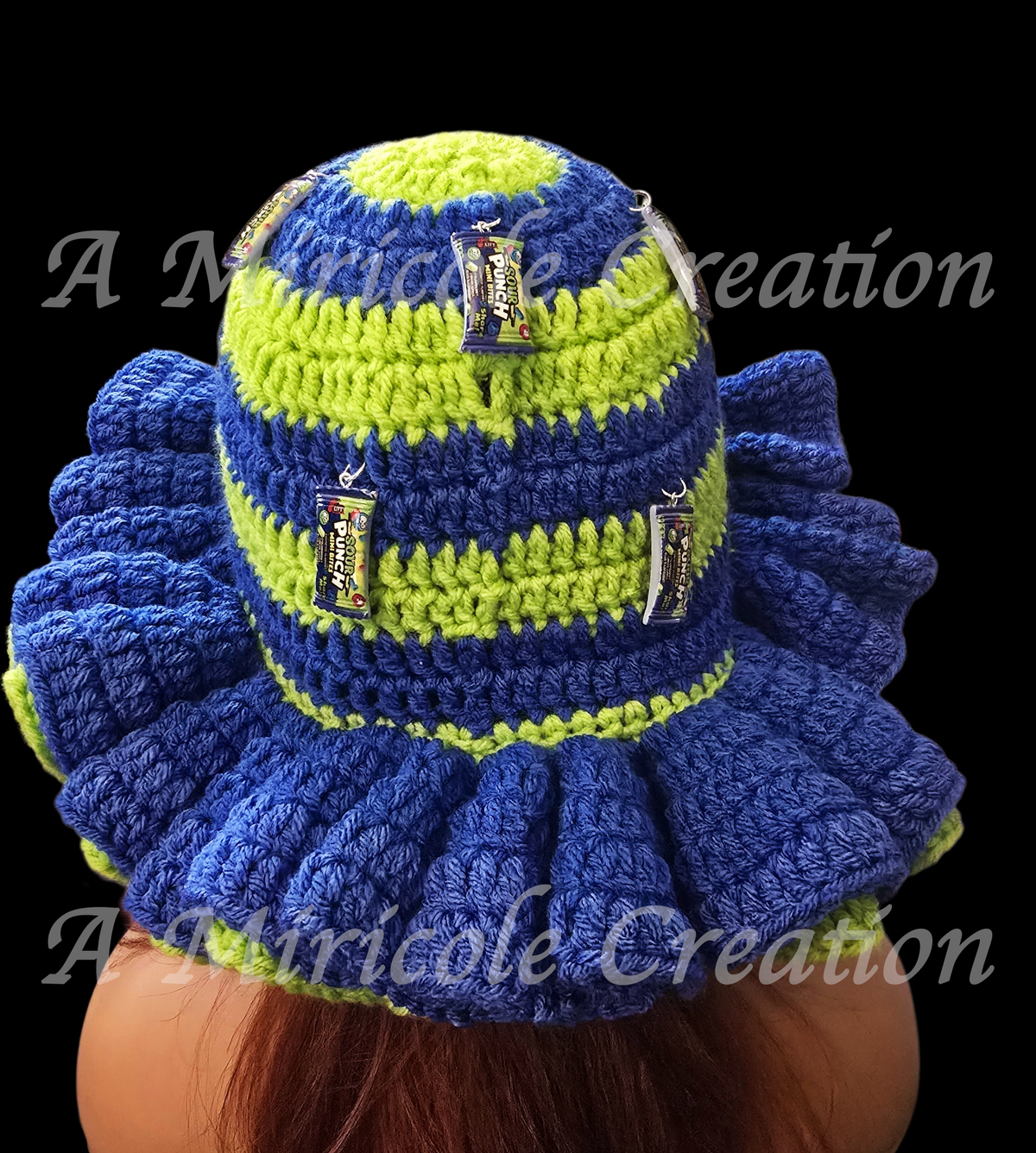 Sour Patch Ruffle Hat