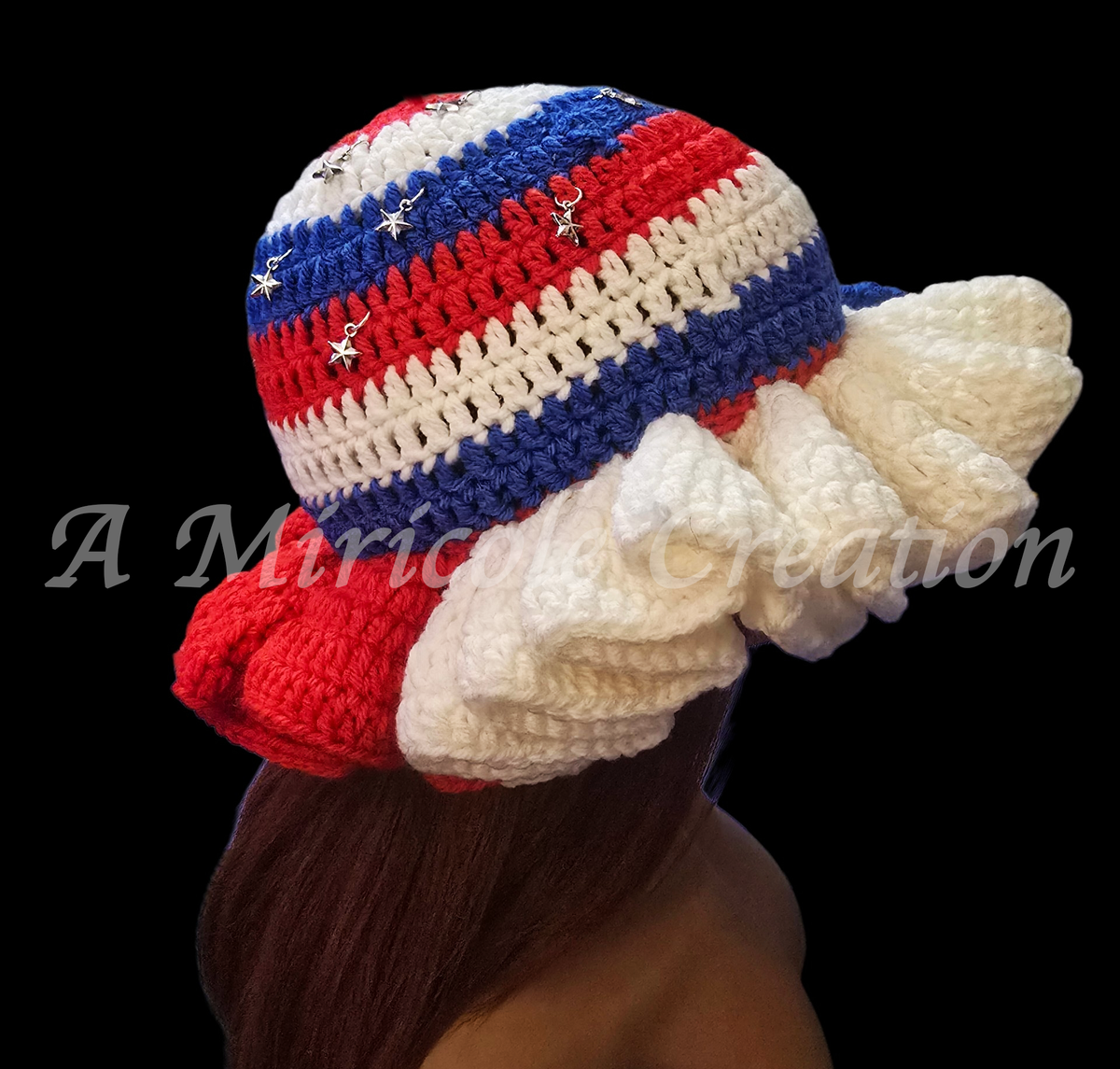 Ms. USA Ruffle Hat