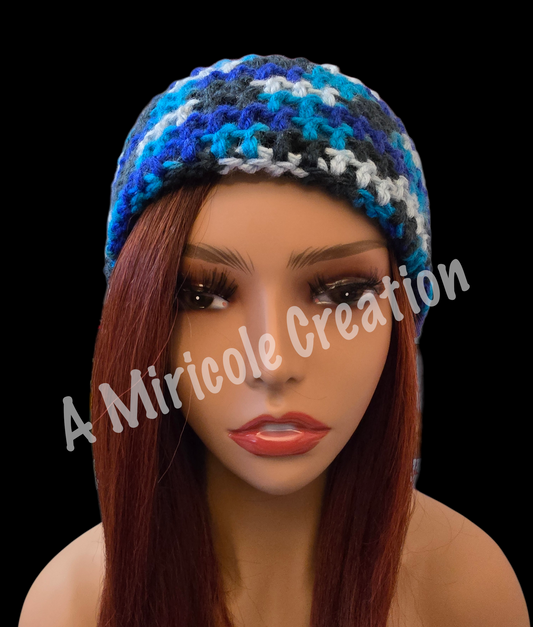 Ocean Blue Beanie