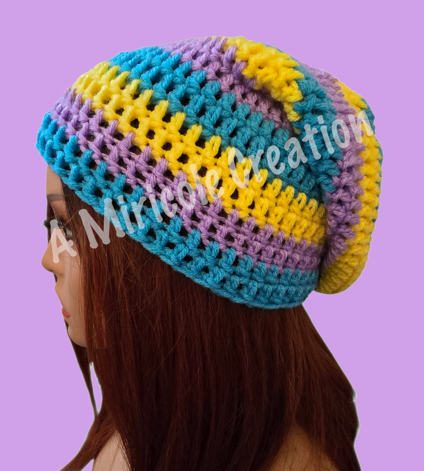 Skittles Slouche Beanie