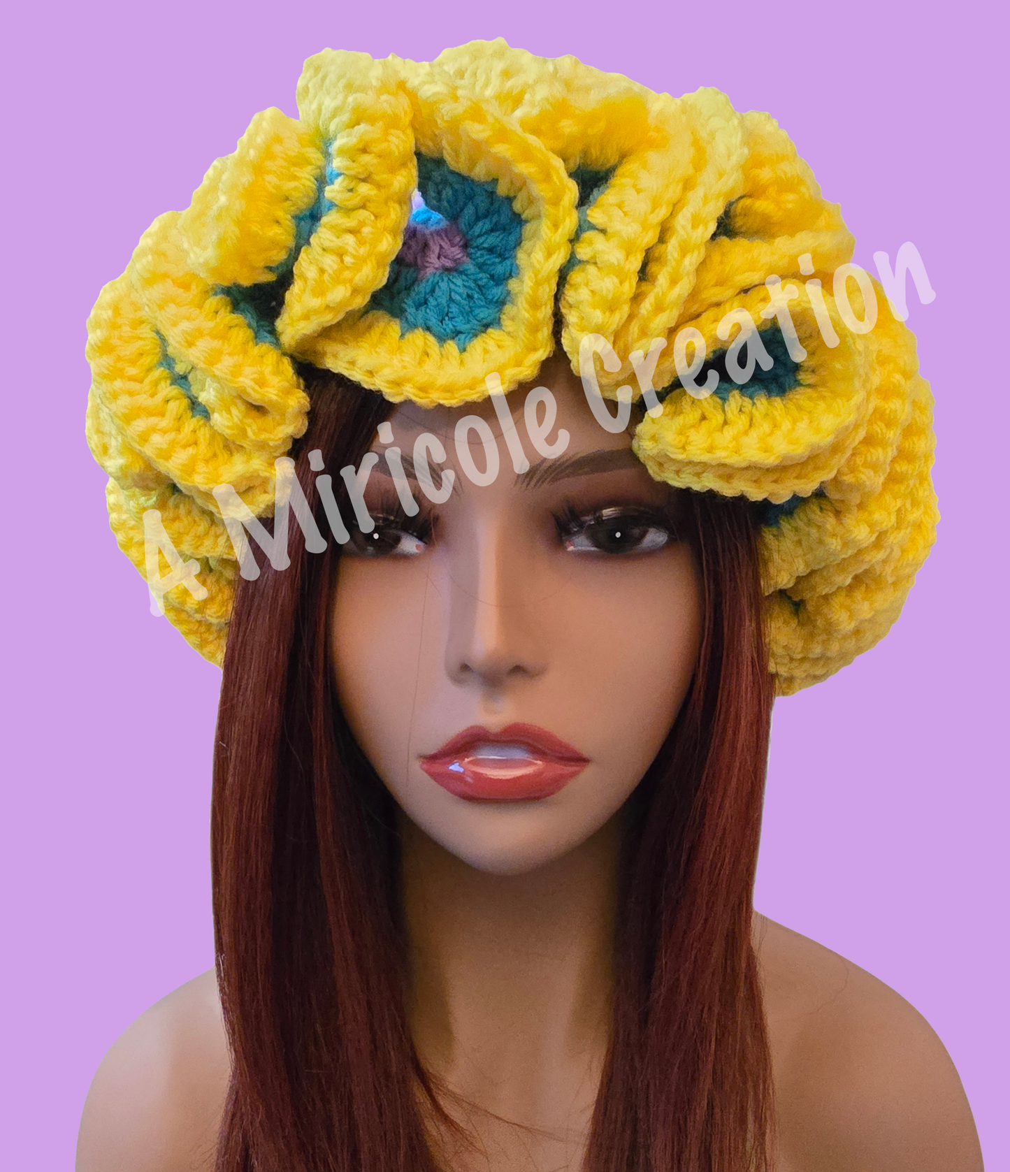 Skittles Ruffle Hat