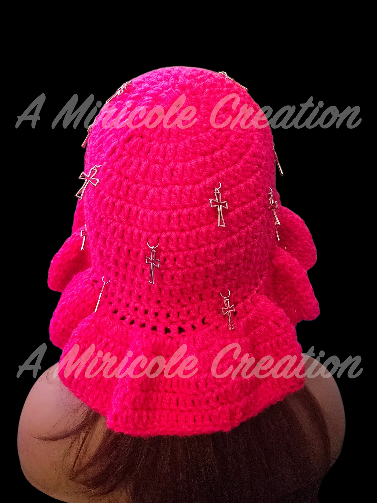 Hot Pink Wavy Hat