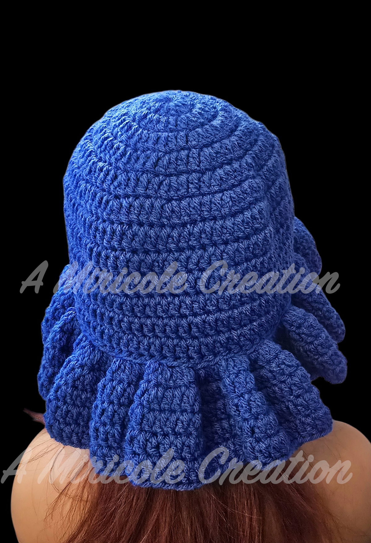 Blue Wavy Hat