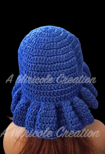 Blue Wavy Hat