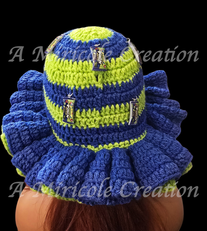 Sour Patch Ruffle Hat