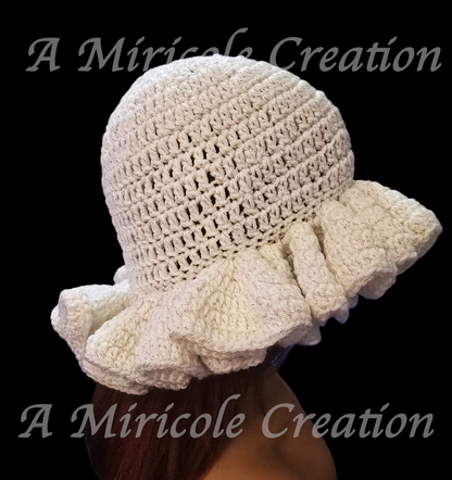 Snow White Ruffle Hat