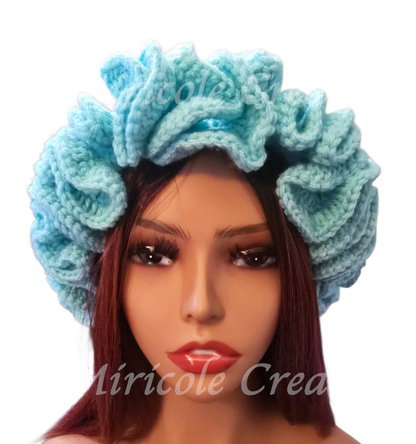 Tealy Ruffle Hat