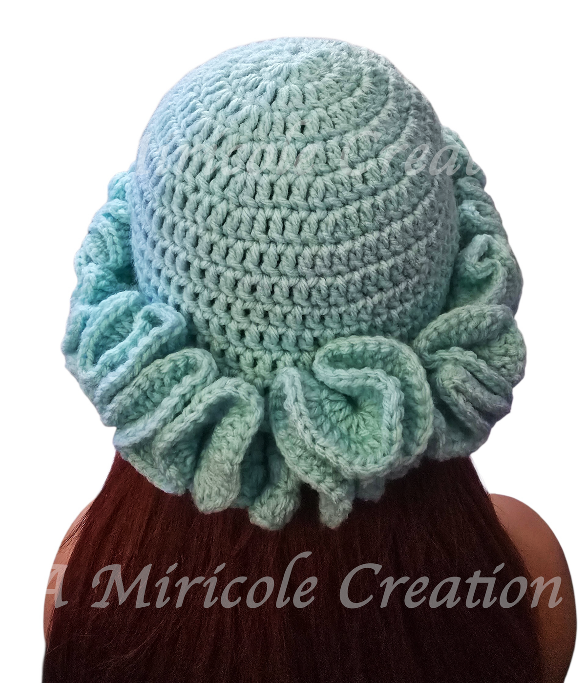Tealy Ruffle Hat