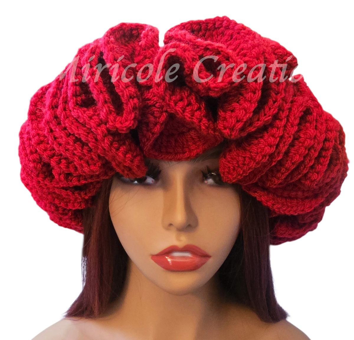 Ruby Rose Ruffle Hat