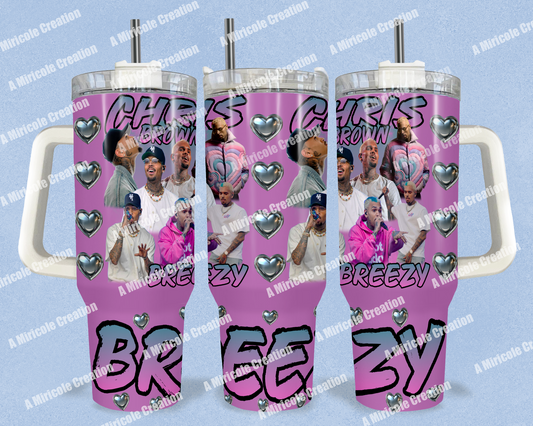 Breezy Pink 40oz Cup