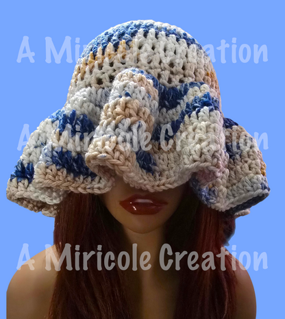 Blue Jean Wavy Hat