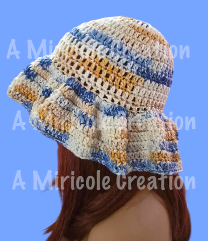 Blue Jean Wavy Hat