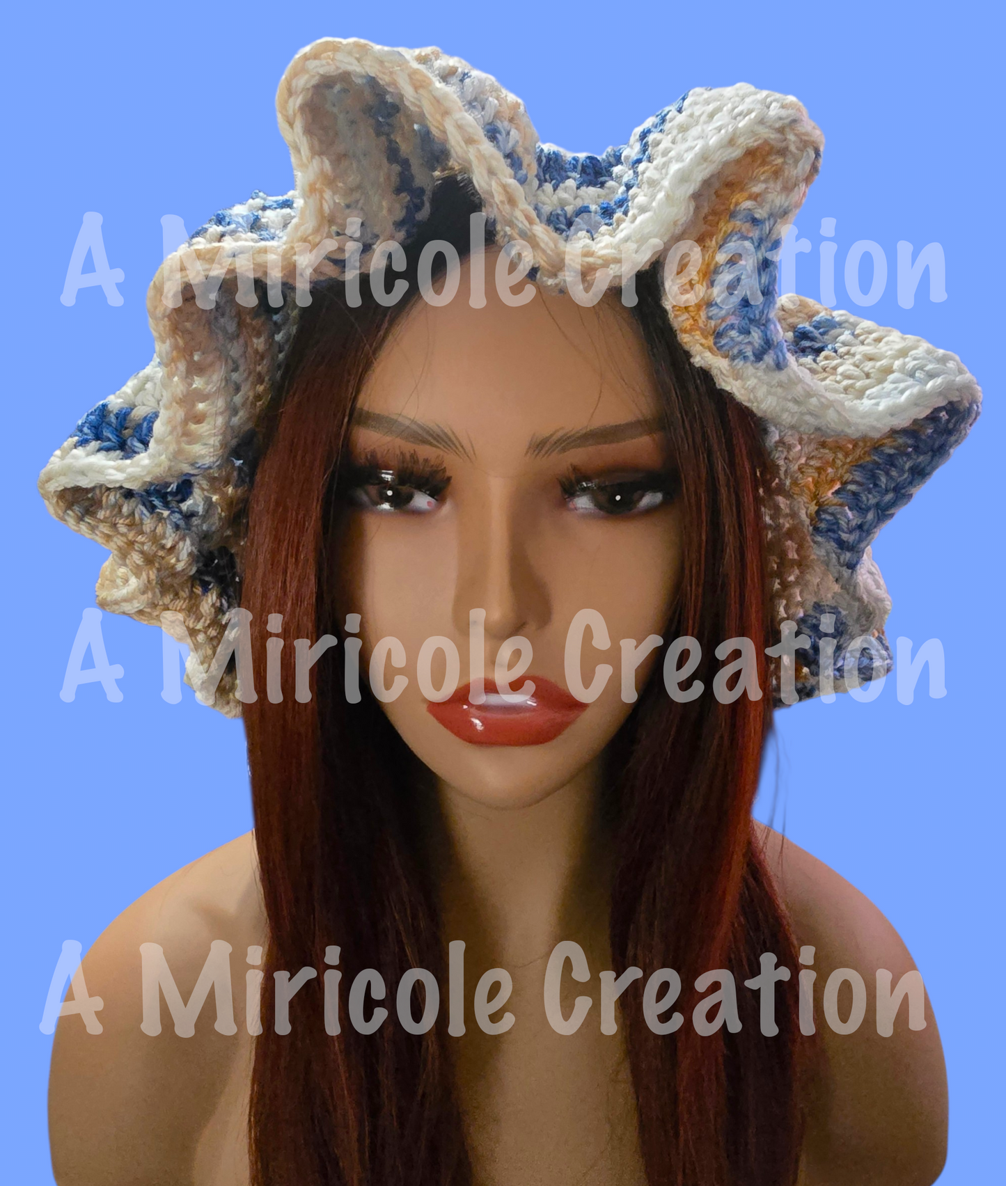 Blue Jean Wavy Hat