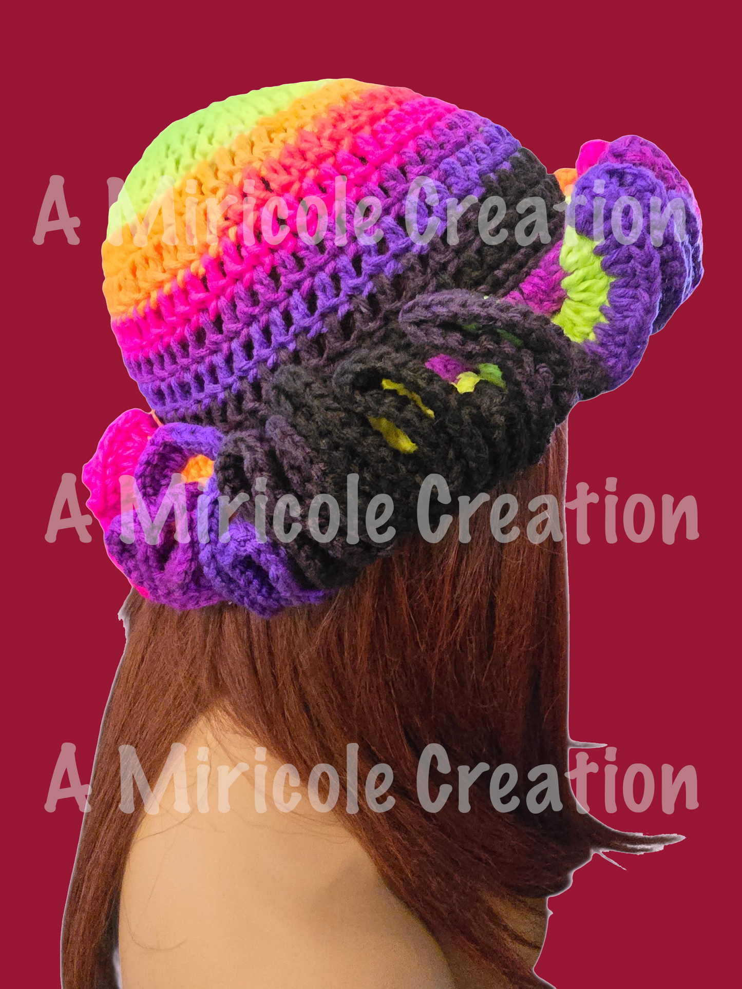 Crayon Ruffle Beanie