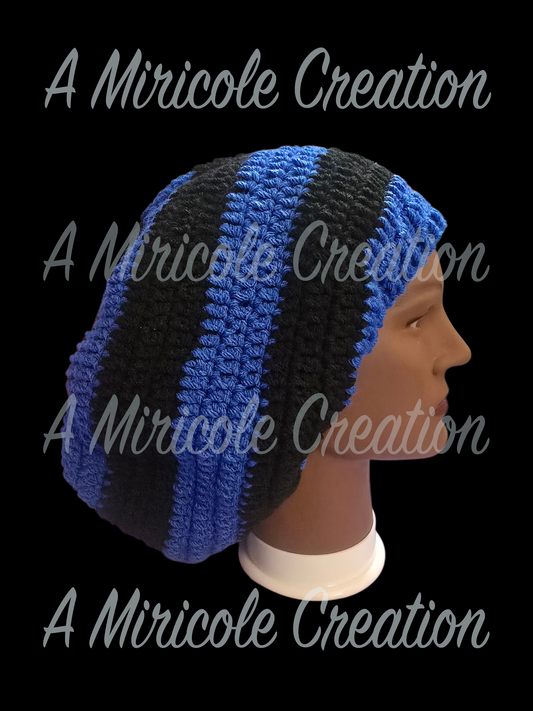 Jaguar Blue XL Loc Hat