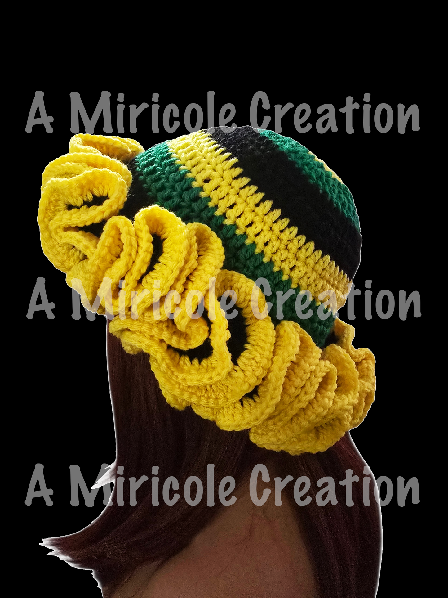 Jamaican Ruffle Hat