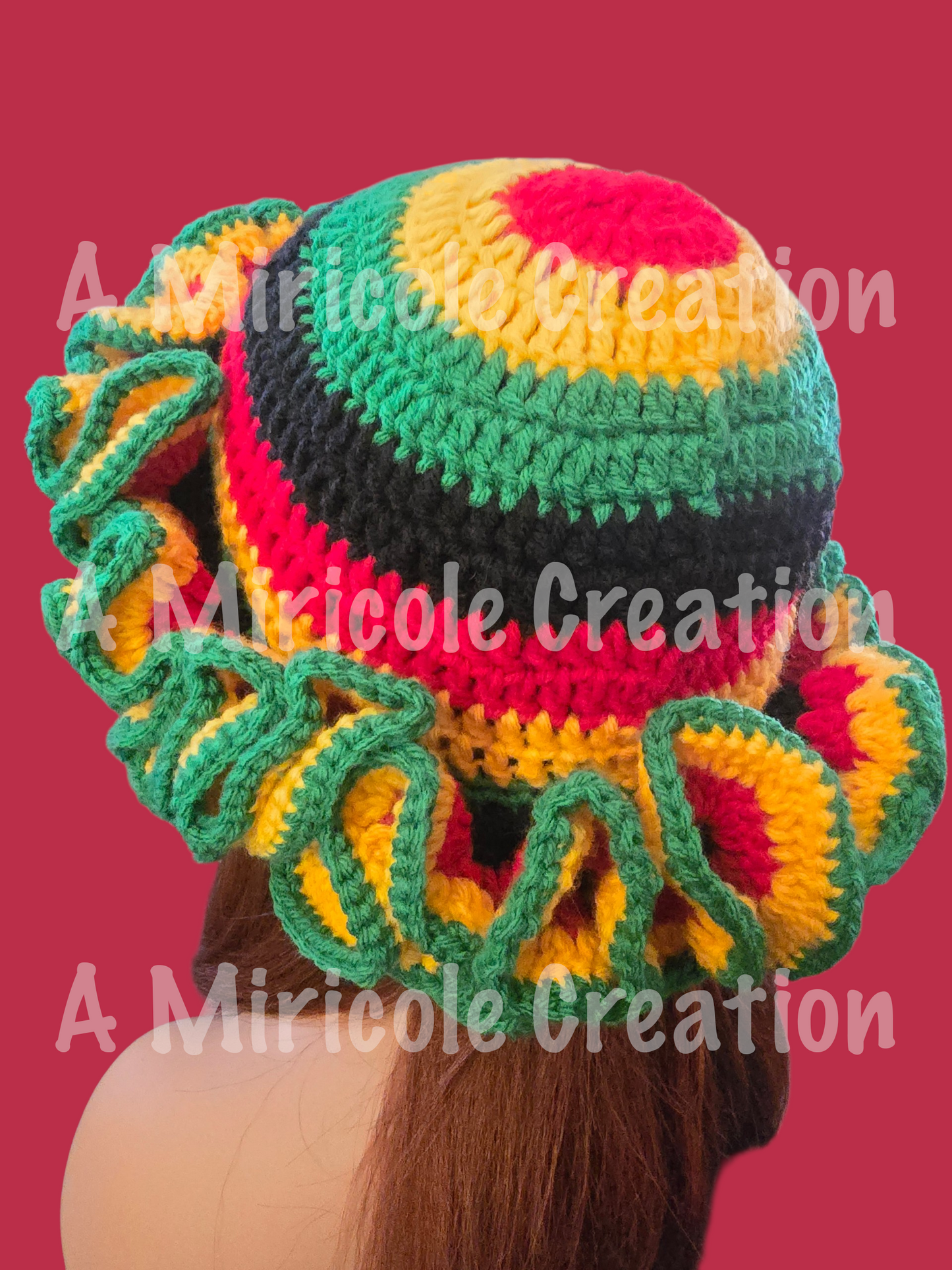 Juneteenth Ruffle Hat