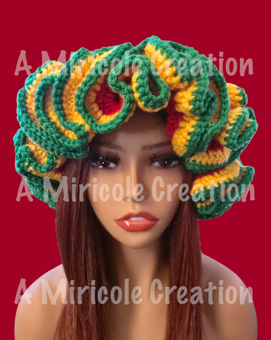 Juneteenth Ruffle Hat