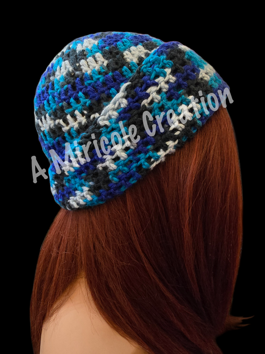 Ocean Blue Beanie