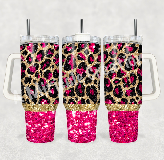 Glitter Pink 40oz
