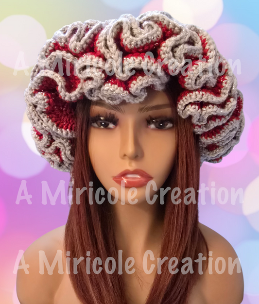 Glitter Ruby Ruffle Hat