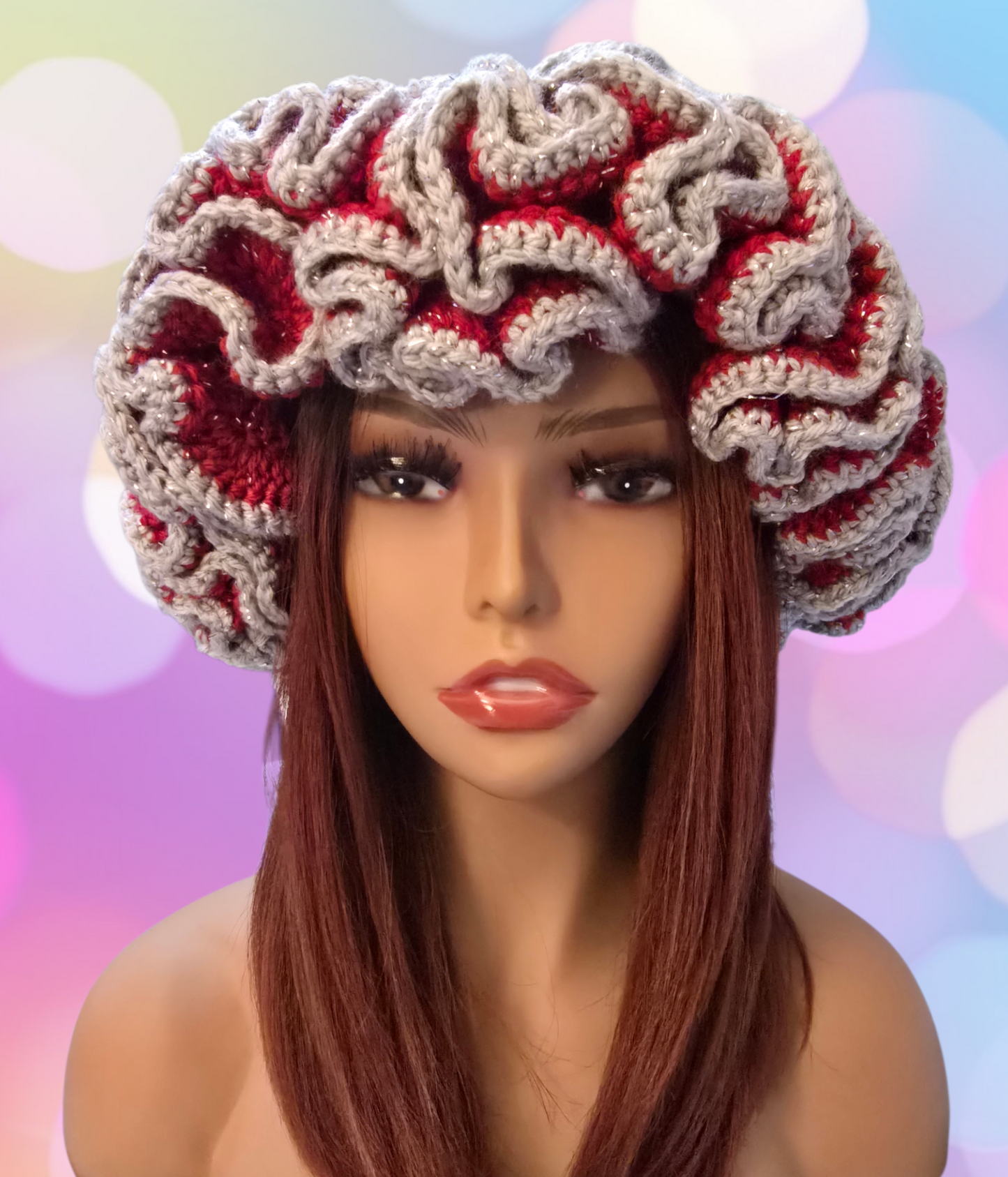 Glitter Ruby Ruffle Hat
